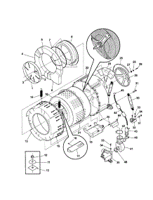 Tub And Motor parts for Kenmore Washer 970.3880220 (9703880220, 970 3880220) from AppliancePartsPros.com