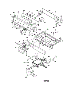 Control Panel parts for Kenmore Washer 970.3880220 (9703880220, 970 3880220) from AppliancePartsPros.com