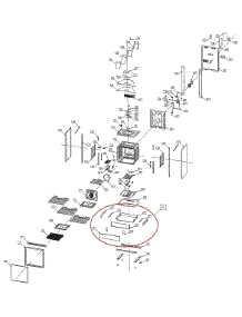 Exploded View Oven parts for Kenmore Wall Oven 982.76853420 (98276853420, 982 76853420) from AppliancePartsPros.com