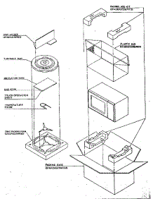 Packing And Accessories parts for Kenmore Countertop Microwave 997.48(1988) (99748(1988), 997 48(1988)) from AppliancePartsPros.com