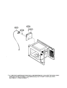 Sensor parts for Kenmore Microwave 721.69252990 (72169252990, 721 69252990) from AppliancePartsPros.com