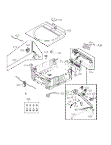 Base Parts parts for Kenmore Washer 796.51992610 (79651992610, 796 51992610) from AppliancePartsPros.com
