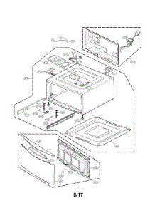 Outer Case Parts parts for Kenmore Washer 796.51992610 (79651992610, 796 51992610) from AppliancePartsPros.com