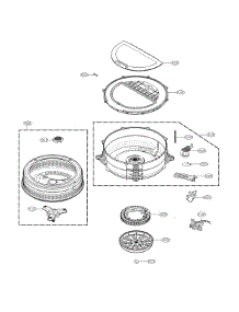 Tub Parts parts for Kenmore Washer 796.51992610 (79651992610, 796 51992610) from AppliancePartsPros.com
