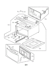Outer Case Parts parts for Kenmore Washer 796.51993610 (79651993610, 796 51993610) from AppliancePartsPros.com