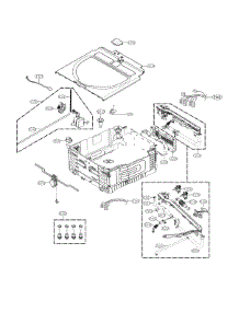 Base Parts parts for Kenmore Washer 796.51993610 (79651993610, 796 51993610) from AppliancePartsPros.com