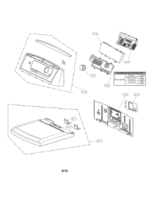 Control Panel Parts parts for Kenmore Dryer 796.61512211 (79661512211, 796 61512211) from AppliancePartsPros.com