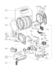 Drum Parts parts for Kenmore Dryer 796.61523211 (79661523211, 796 61523211) from AppliancePartsPros.com