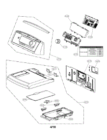 Control Panel Parts parts for Kenmore Dryer 796.61523211 (79661523211, 796 61523211) from AppliancePartsPros.com