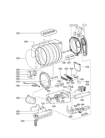 Drum And Motor Parts parts for Kenmore Dryer 796.69272012 (79669272012, 796 69272012) from AppliancePartsPros.com
