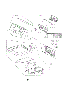 Control Panel And Plate Assembly Parts parts for Kenmore Dryer 796.69278000 (79669278000, 796 69278000) from AppliancePartsPros.com