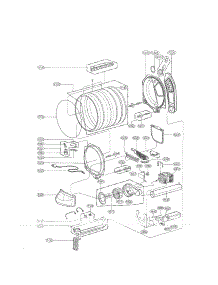 Drum And Motor Assembly Parts parts for Kenmore Dryer 796.69472000 (79669472000, 796 69472000) from AppliancePartsPros.com