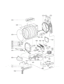 Drum And Motor Assembly Parts parts for Kenmore Dryer 796.69478000 (79669478000, 796 69478000) from AppliancePartsPros.com