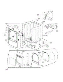 Drum Parts parts for Kenmore Elite Dryer 79671512211 from AppliancePartsPros.com