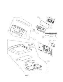 Control Panel And Plate Assembly Parts parts for Kenmore Dryer 796.71523210 (79671523210, 796 71523210) from AppliancePartsPros.com