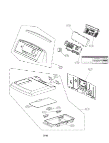 Top Cover Parts parts for Kenmore Dryer 796.79278900 (79679278900, 796 79278900) from AppliancePartsPros.com