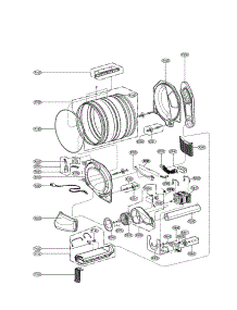 Drum And Motor Assembly Parts parts for Kenmore Dryer 796.81532110 (79681532110, 796 81532110) from AppliancePartsPros.com
