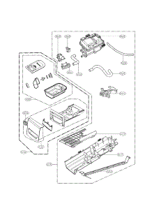 Panel Drawer Assembly And Guise Assembly Parts parts for Kenmore Dryer 796.81542210 (79681542210, 796 81542210) from AppliancePartsPros.com