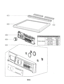 Control Panel And Palte Assembly Parts parts for Kenmore Dryer 796.81548110 (79681548110, 796 81548110) from AppliancePartsPros.com