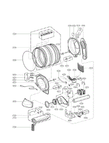 Drum And Motor Parts parts for Kenmore Dryer 796.81572210 (79681572210, 796 81572210) from AppliancePartsPros.com
