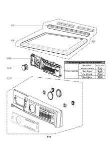 Control Panel Parts parts for Kenmore Dryer 796.81573210 (79681573210, 796 81573210) from AppliancePartsPros.com