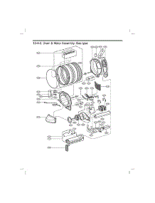 Drum / Motor Assy: Gas Type parts for Kenmore Elite Dryer 79681728000 from AppliancePartsPros.com