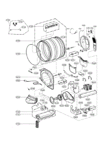 Drum Parts parts for Kenmore Dryer 796.81782810 (79681782810, 796 81782810) from AppliancePartsPros.com