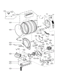Drum Parts parts for Kenmore Elite Dryer 79681783710 from AppliancePartsPros.com