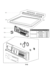 Control Panel And Plate Assembly Parts parts for Kenmore Dryer 796.91473210 (79691473210, 796 91473210) from AppliancePartsPros.com