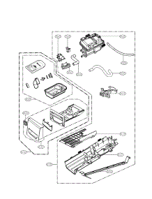 Panel Drawer Assembly And Guide Assembly Parts parts for Kenmore Dryer 796.91542110 (79691542110, 796 91542110) from AppliancePartsPros.com