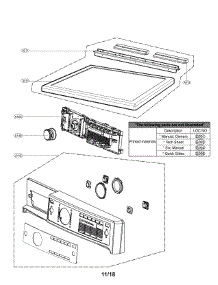 Control Plate Parts parts for Kenmore Dryer 796.91542210 (79691542210, 796 91542210) from AppliancePartsPros.com