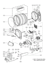 Drum Parts parts for Kenmore Elite Dryer 79691722000 from AppliancePartsPros.com