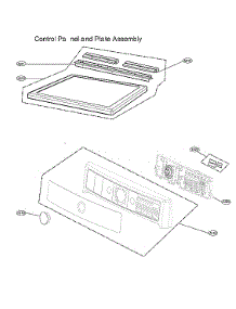 Control Panel & Plate Assy parts for Kenmore Elite Dryer 79691782710 from AppliancePartsPros.com
