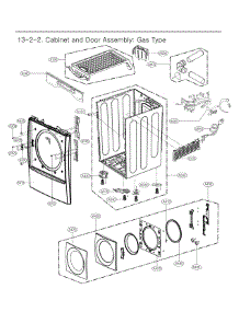Drum And Tub Parts parts for Kenmore Dryer 796.91982410 (79691982410, 796 91982410) from AppliancePartsPros.com