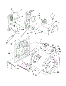 Bulkhead Parts parts for Kenmore Dryer 7MDKG1501WQ0 from AppliancePartsPros.com