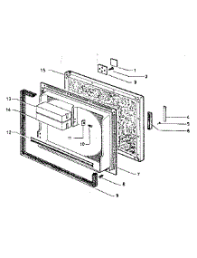 Door Parts parts for Kenmore Refrigerator 8457384 from AppliancePartsPros.com