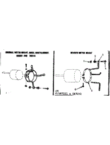 Motor Mount Assembly parts for Kenmore Furnace 867.587221 (867587221, 867 587221) from AppliancePartsPros.com