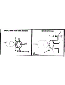 Motor Mount Assembly parts for Kenmore Furnace 867.587231 (867587231, 867 587231) from AppliancePartsPros.com