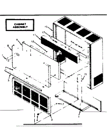 Cabinet Assembly parts for Kenmore Furnace 867.758030 (867758030, 867 758030) from AppliancePartsPros.com