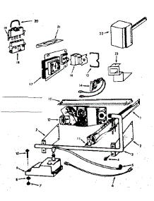 Gas Burners And Manifold parts for Kenmore Furnace 867.762660 (867762660, 867 762660) from AppliancePartsPros.com