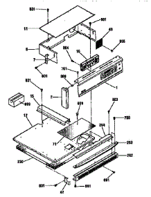 Control Section parts for Kenmore Wall Oven 911.30168690 (91130168690, 911 30168690) from AppliancePartsPros.com