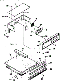 Control Section parts for Kenmore Wall Oven 911.3022192 (9113022192, 911 3022192) from AppliancePartsPros.com