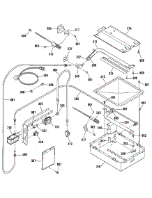 Burner Section parts for Kenmore Wall Oven 911.3042990 (9113042990, 911 3042990) from AppliancePartsPros.com