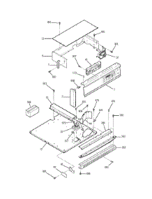 Control Panel parts for Kenmore Wall Oven 911.30464201 (91130464201, 911 30464201) from AppliancePartsPros.com