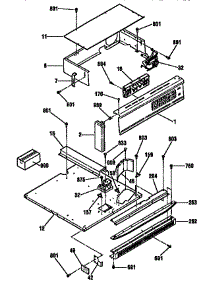 Control Section parts for Kenmore Wall Oven 911.30469690 (91130469690, 911 30469690) from AppliancePartsPros.com