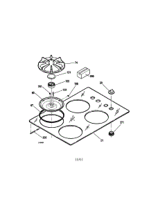Maintop parts for Kenmore Cooktop 911.32389100 (91132389100, 911 32389100) from AppliancePartsPros.com