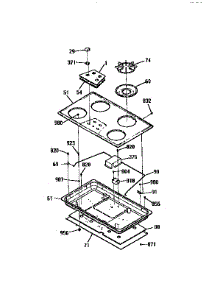 Main Top Section parts for Kenmore Range 911.33055590 (91133055590, 911 33055590) from AppliancePartsPros.com