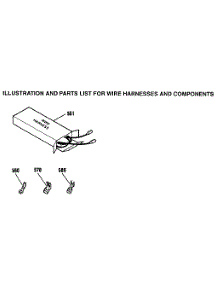 Wire Harnesses And Components parts for Kenmore Cooktop 911.3312591 (9113312591, 911 3312591) from AppliancePartsPros.com