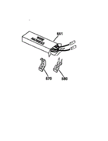 Wire Harness And Components parts for Kenmore Cooktop 911.33259591 (91133259591, 911 33259591) from AppliancePartsPros.com