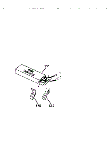 Wire Harnesses And Components parts for Kenmore Cooktop 911.33355591 (91133355591, 911 33355591) from AppliancePartsPros.com